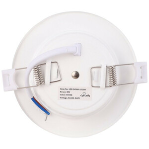 پنل بک لایت توکار گرد 8 وات وانی لایت بسته 2 عددی