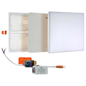 پنل تمام نور توکار مربع 36 وات فنر متغیر پرشین لایت ایران