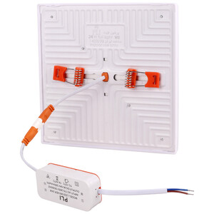 پنل تمام نور توکار مربع 24 وات فنر متغیر پرشین لایت ایران