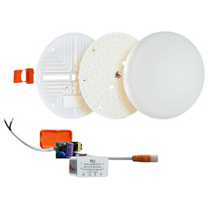 پنل تمام نور توکار گرد 12 وات فنر متغیر پرشین لایت ایران