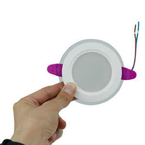 پنل بک لایت توکار گرد 7 وات پارس شعاع توس گلاریس 771