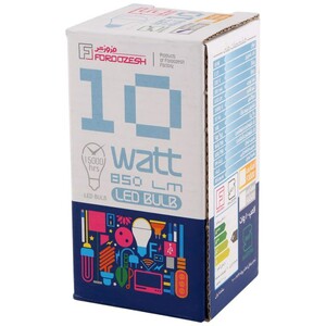 لامپ ال ای دی حبابی 10 وات فروزش F6500 پایه E27
