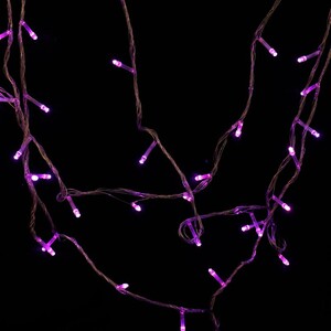 ریسه سوزنی 100 لامپ بنفش طول 8 متر