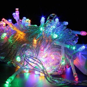 ریسه سوزنی 100 لامپ مولتی طول 8 متر