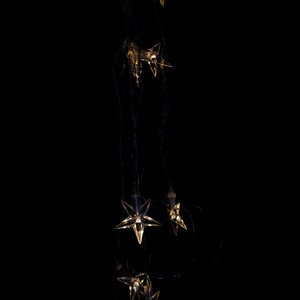 ریسه 10 لامپ طرح ستاره شیشه ای آفتابی طول 2 متر