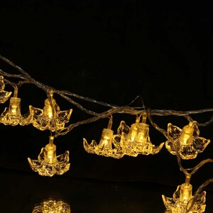 ریسه طرح گل شیپوری آفتابی طول 3.5 متر