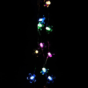 ریسه مفتولی طرح شکوفه رنگی طول 2 متر