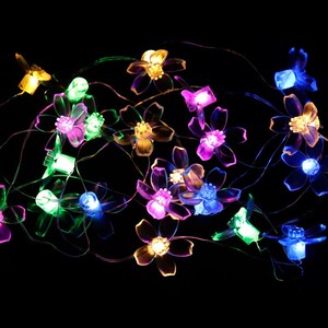 ریسه مفتولی طرح شکوفه رنگی طول 2 متر