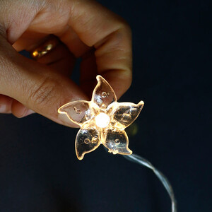 ریسه طرح گل 20 لامپ آفتابی طول 3 متر