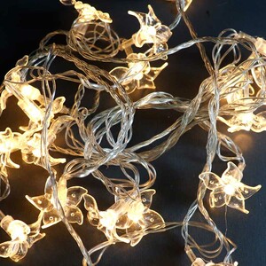 ریسه طرح گل 20 لامپ آفتابی طول 3 متر