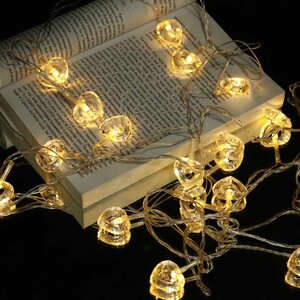 ریسه ریموت دار طرح قلب 28 لامپ آفتابی طول 4 متر