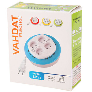 چند راهی 4 خانه وحدت الکتریک سیاوا با کابل 9 متری