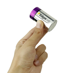 باتری دوتایی بزرگ Gigacell Max Power Heavy Duty R20 1.5V D شرینک