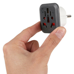 تبدیل برق 3 به 2 مدیا نور SH 1059 کد 2