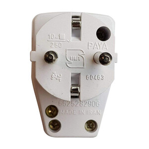 دوشاخه برق ارت دار کلیددار پرتو Parto Paya