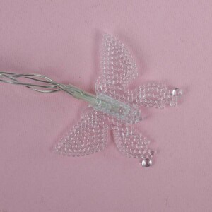 ریسه طرح پروانه باتری خور سه تایی آفتابی طول 2.5 متر