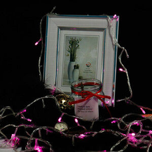 ریسه سوزنی صورتی طول 9 متر