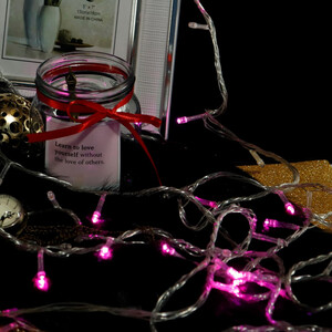 ریسه سوزنی صورتی طول 9 متر