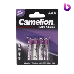 باتری چهارتایی نیم قلمی کملیون Ultra Alkaline LR03 AM4