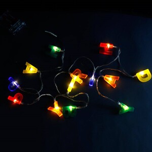 ریسه طرح Happy Birth Day آفتابی طول 1.5 متر