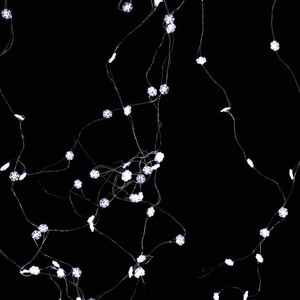 ریسه طرح دانه برف مهتابی طول 3.5 متر