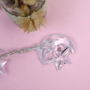 ریسه طرح ماه و ستاره آفتابی طول 2.5 متر