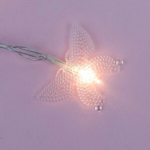 ریسه طرح پروانه باتری خور دوتایی آفتابی طول 2.5 متر