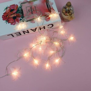 ریسه طرح پروانه باتری خور دوتایی آفتابی طول 2.5 متر