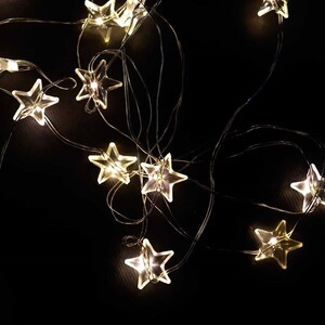 ریسه مفتولی طرح ستاره سکه ای آفتابی طول 2 متر