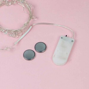 ریسه مفتولی طرح قلب  مهتابی طول 2 متر