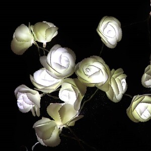 ریسه طرح گل فومی اکلیل دار آفتابی طول 2 متر