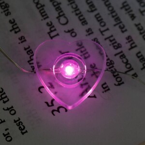 ریسه مفتولی فانتزی طرح قلب رنگی طول 2٫6 متر