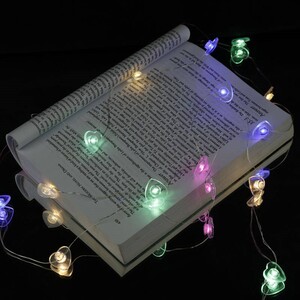 ریسه مفتولی فانتزی طرح قلب رنگی طول 2٫6 متر