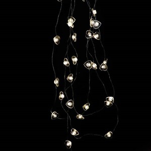 ریسه مفتولی طرح قلب فانتزی آفتابی طول 2.5 متر