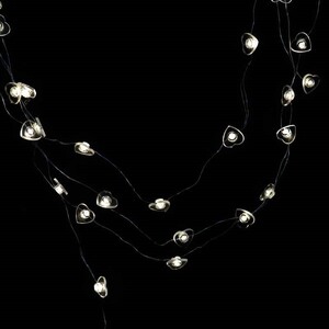 ریسه مفتولی طرح قلب فانتزی آفتابی طول 2.5 متر