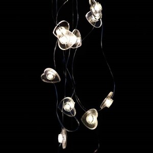 ریسه مفتولی طرح قلب USB آفتابی طول 2.5 متر