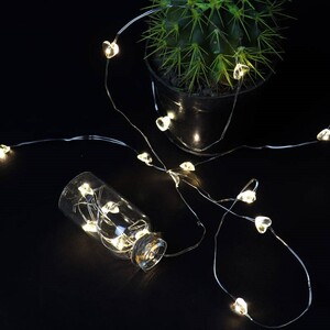 ریسه مفتولی طرح قلب USB آفتابی طول 2.5 متر