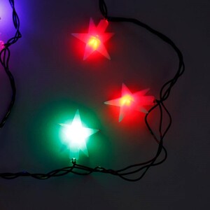 ریسه طرح ستاره رنگی طول 5٫9 متر