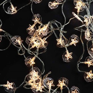 ریسه طرح ماه و ستاره آفتابی طول 5 متر