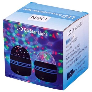 رقص نور طرح شفق LED Q6N Magic Ball + ریموت کنترل