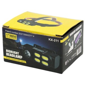 چراغ قوه پیشانی هدلایت شارژی KX-211