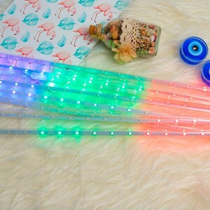 ریسه طرح بارانی رنگی طول 2.5 متر