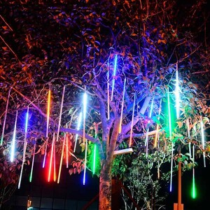 ریسه طرح بارانی رنگی طول 2.5 متر