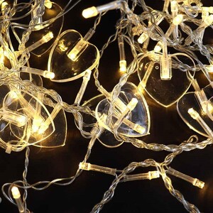 ریسه طرح سوزنی و قلب آفتابی طول 4 متر