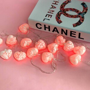 ریسه کامپوزیت طرح قلب قرمز طول 3 متر