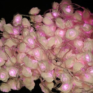 ریسه 100 لامپ فوم طرح گل طول 9 متر