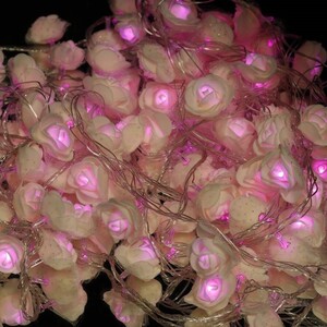 ریسه 100 لامپ فوم طرح گل طول 9 متر