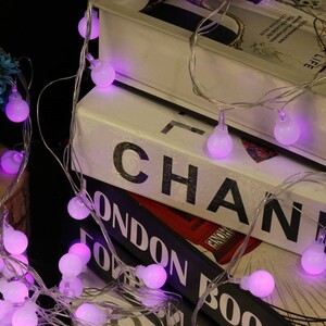 ریسه طرح توپ بنفش طول 4٫5 متر