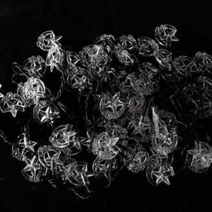 ریسه طرح ماه و ستاره مهتابی طول 4 متر