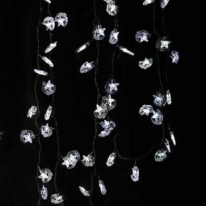 ریسه طرح ماه و ستاره مهتابی طول 4 متر